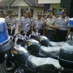 Tujuh Polsek Baru Polres Mojokerto Kota Terima Bantuan Motor