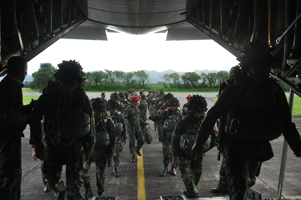 Yon 464 Paskhas Terlibat Latihan Puncak Korpaskhas ‘’Trisula Perkasa 2013”