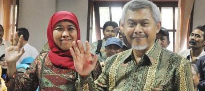 KPU Voting, Khofifah-Herman Gagal Lolos ke Pilgub Jatim