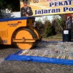 Ribuan Miras Dimusnahkan Polres Sidoarjo