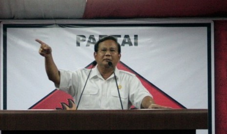 Prabowo sindir Gaya Pidato SBY