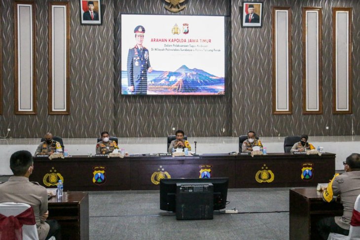 Kapolda Jatim bahas  pengamanan pilkada dan Penanganan COVID-19