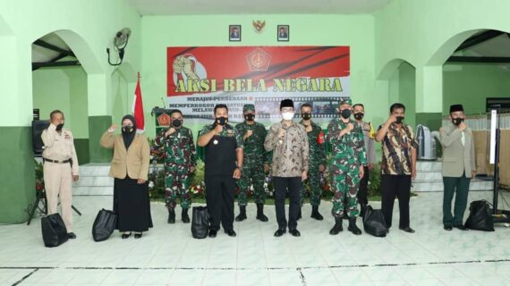 Bupati Ra Latif dan Waaster Panglima TNI Hadiri Aksi Bela Negara