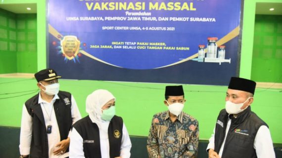 Khofifah: Kunci percepatan vaksinasi di Jatim adalah Sinergisitas dan kolaborasi