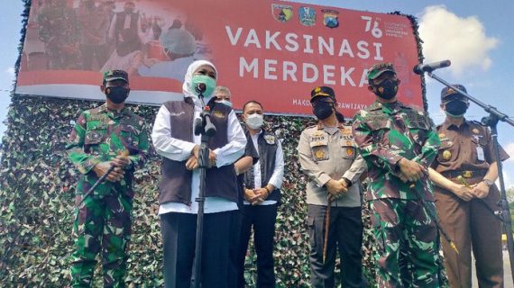 Kodam V/Brawijaya Vaksinasi tahap dua , siapkan 20 ribu dosis vaksin Sinovac