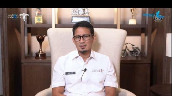 Sandiaga Uno Hadiri Wisuda Daring Universitas Mercu Buana di kanal Youtube Mercu TV