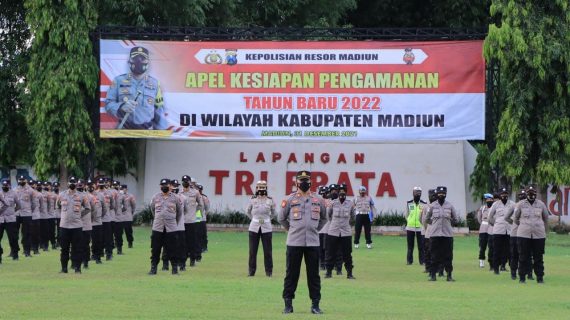 Antisipasi omicron, Polres Madiun cegah kerumunan saat malam Tahun Baru 2022