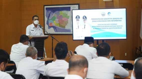 Pemkab Bangkalan Gelar Sosialisasi Sistem Pemerintahan Berbasis Elektronik