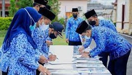 Pemkab Pamekasan lakukan kontrak kerja cegah korupsi di kalangan ASN