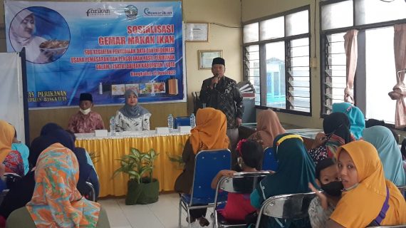 Dinas Perikanan Sosialisasikan Gemar Makan Ikan Agar Sehat