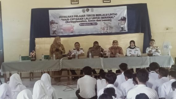 Pemkab Bangkalan Berikan Pentingya Pemahaman Keselamatan Lalu Lintas Ke Pelajar