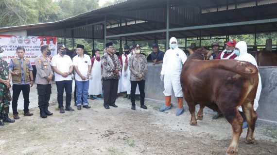 Abdul Latif Terus Pantau Vaksinasi PMK di Bangkalan