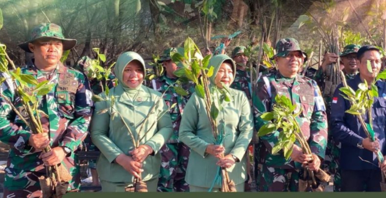 Jumadi : Kepedulian TNI Pada Penanaman Mangrove Membuat Sinergi Kepedulian dan Pemulihan Ekosistem Mangrove Menjadi Semakin Kuat dan Luas