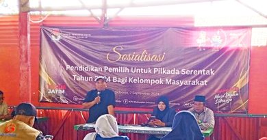 Sosialisasi Pendidikan Pemilih Dalam Pilkada Serentak 2024 di Sidoarjo