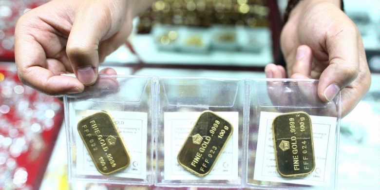 AS dan China Jadi Penyebab Harga Emas Internasional Masih Anjlok
