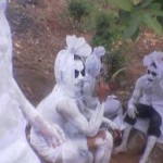 Empat ‘Pocong’ Ikut Demo Tolak Kenaikan BBM