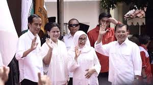 Jokowi Barat Jusuf Kalla Timur