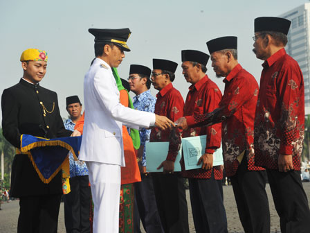 Jokowi terima kasih kepada warga Jakarta di HUT RI
