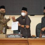 Ra Latif Bupati Bangkalan Sampaikan Laporan Pertanggungjawaban saat Rapat Paripurna DPRD