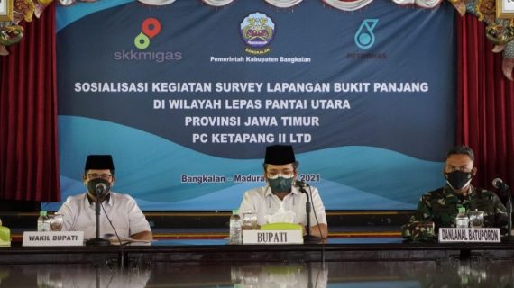 Pasang Pipa Gas Petronas, Ra Latif dan SKK Migas Gelar Sosialisasi geoteknical dan geophysicadi Bangkalan