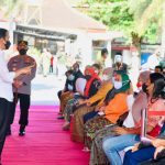 Jokowi apresiasi antusiasme warga Kota Blitar ikut vaksinasi