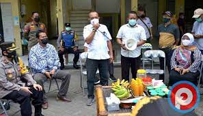 Wawali Armuji Tinjau Pasar Jambangan Baru Surabaya dan Berjanji Atasi Keluhan Pedagang