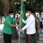 Bupati Bangkalan Ra Latif Lepas Kirab Pataka NU di Pesarean Syaikhona Kholil
