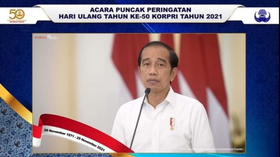 Pesan Jokowi pada Seluruh ASN pada HUT Korpri