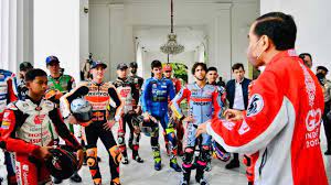 di Istana Merdeka, Presiden Jokowi terima pebalap MotoGP