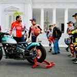 Presiden Jokowi terima pebalap MotoGP di Istana Merdeka