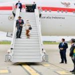 Presiden Jokowi dan ibu negara tiba di Washington D.C., AS