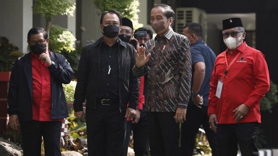 Megawati Dan Jokowi Presiden Hadiri Rakernas II PDIP Di Jakarta