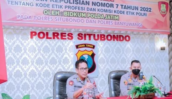 Polda Jatim Sosialisasikan Perpol 7/2022 untuk meminimalisasi pelanggaran anggota