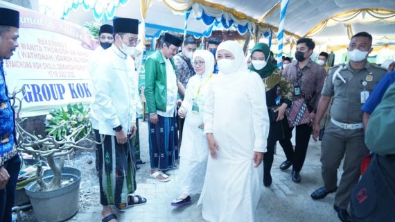 Bupati Abdul Latif Dampingi Gubernur Jatim Khofifah di Rakernas Lajnah Wathonah Jatman