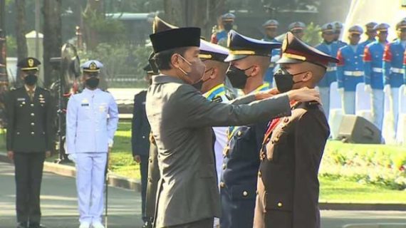 754 perwira remaja TNI dan Polri dilantik Presiden Jokowi
