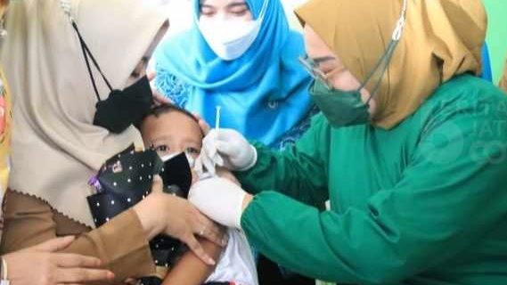 Mengingat Pentingnya Imunisasi Bagi Anak-Anak,Bupati Mojokerto Membuka Pencanangan BIAN
