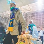 Jamaah Haji Embarkasi Pondok Gede Jakarta kloter Pamungkas sudah tiba