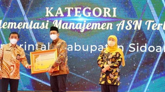 3 Penghargaan Dalam Ajang BKN Award 2022 Diraih Oleh Pemkab Sidoarjo