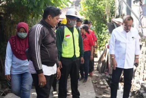 Pembangunan Saluran Air Dipastikan Oleh Wakil Wali Kota Surabaya Armuji Sesuai Perencanaan