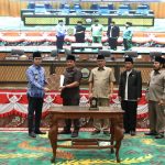 Bupati Tandatangani Penetapan KUA-PPAS P-APBD 2022 Lewat Sidang Paripurna DPRD