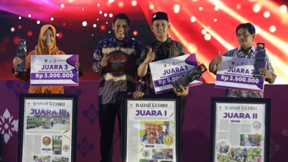 Rt Ngampel Kediri raih juara I terbaik di Prodamas Plus Award 2022