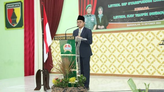 Sertijab Komandan Kodim 0829, Bupati Ucapkan Terimakasih dan Selamat Bertugas