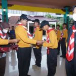 Pesan Wabup saat Lepas Kontingen Lomba Penggalang Pramuka Jatim