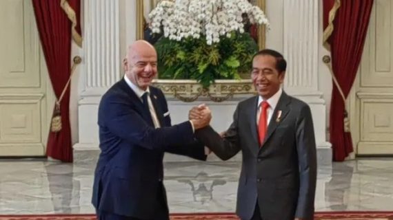 Istana Merdeka kedatangan tamu Presiden FIFA