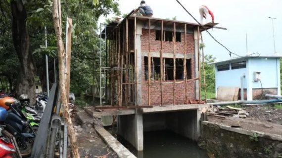 Antisipasi banjir, Pemkab Sidoarjo bangun lima rumah pompa