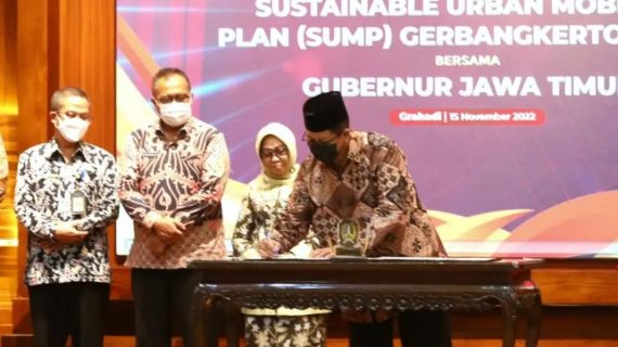 Wabup Hadiri MoU SUMP Pemprov Jatim dengan Pemerintah Jerman