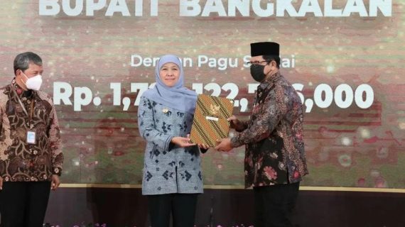 Pemkab Dapat Penghargaan Terbaik Kedua Kinerja Penyaluran DAK Fisik