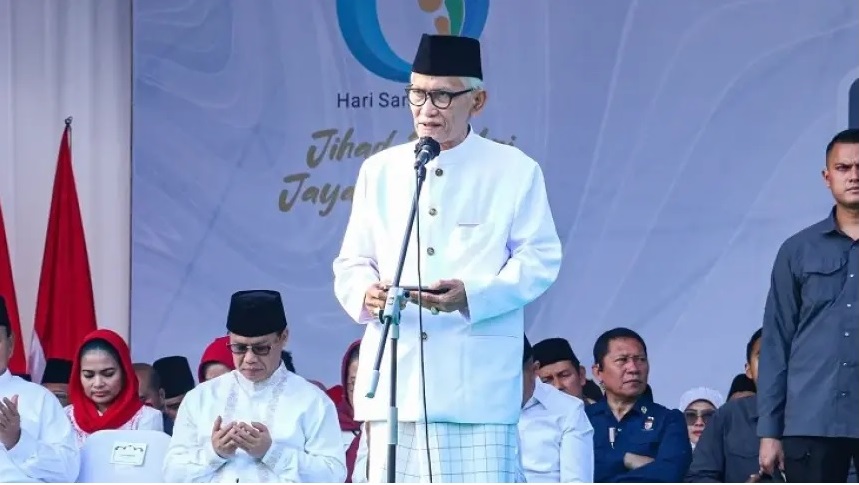 Doa Rais ‘Aam PBNU Tutup Apel Hari Santri 2023